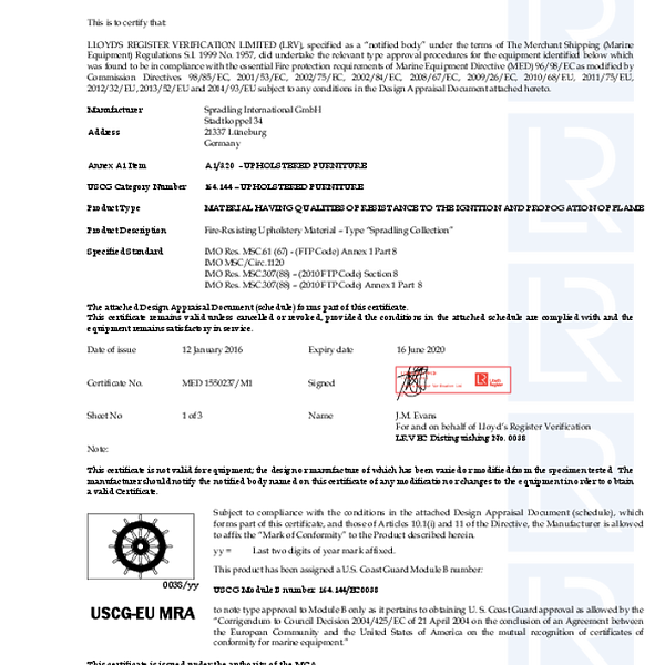 silvertex - trudnopalnosc MED Module B Spradling Collection  2015-2020 698 grms